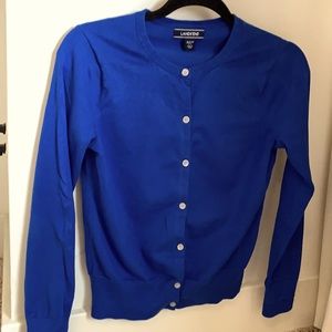 Cobalt blue cardigan